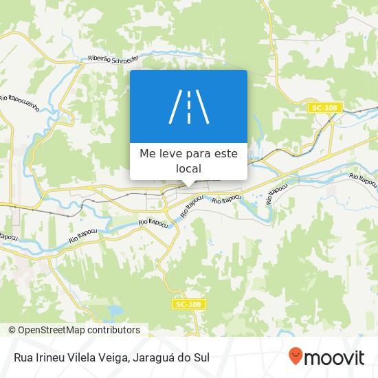 Rua Irineu Vilela Veiga mapa