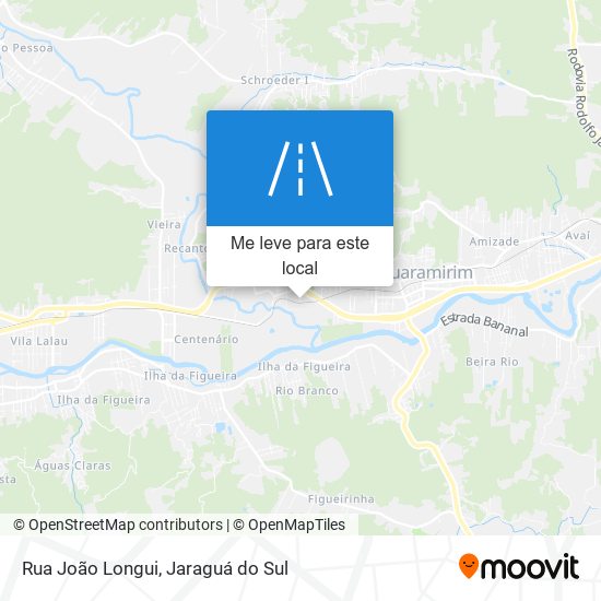 Rua João Longui mapa