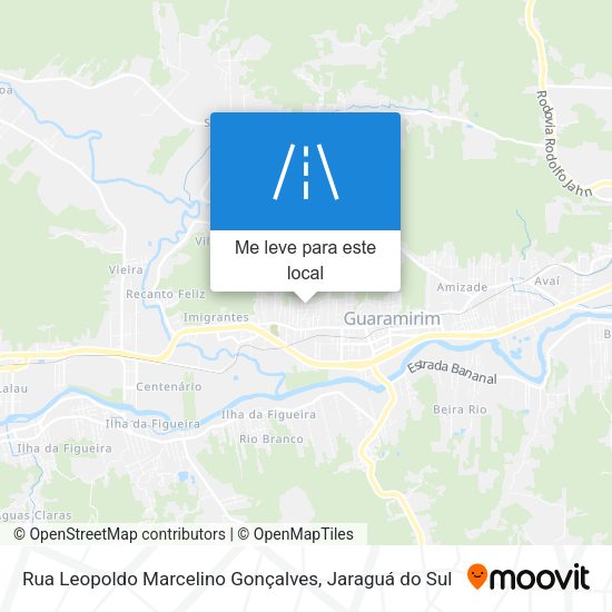 Rua Leopoldo Marcelino Gonçalves mapa