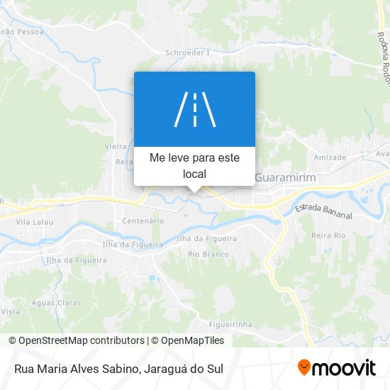 Rua Maria Alves Sabino mapa