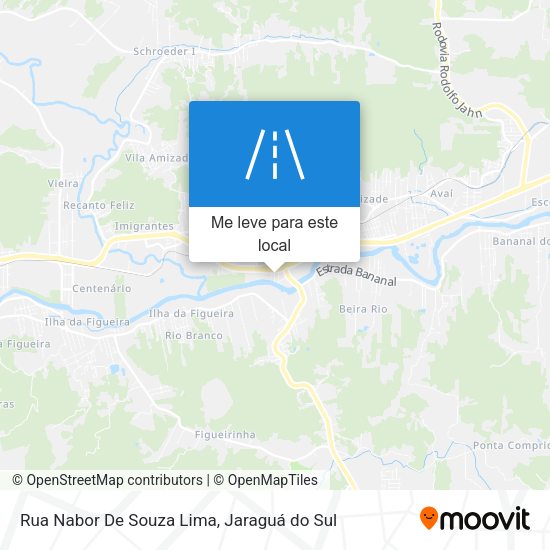 Rua Nabor De Souza Lima mapa
