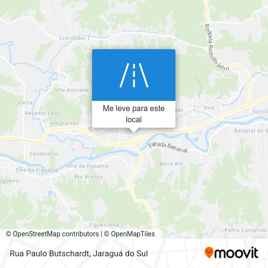 Rua Paulo Butschardt mapa