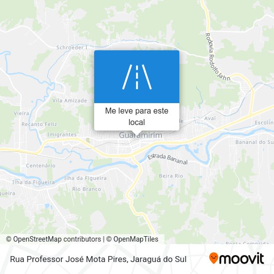 Rua Professor José Mota Pires mapa