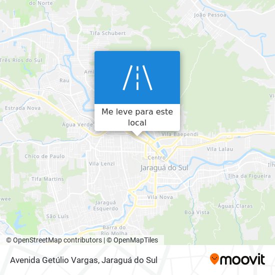 Avenida Getúlio Vargas mapa
