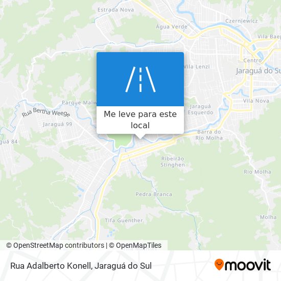 Rua Adalberto Konell mapa