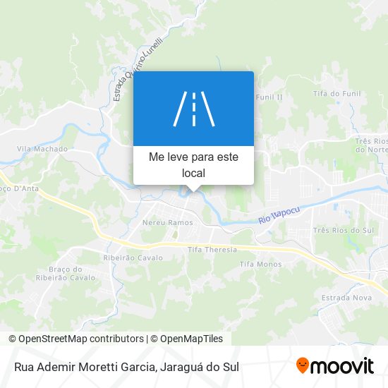 Rua Ademir Moretti Garcia mapa
