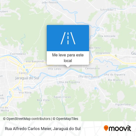 Rua Alfredo Carlos Meier mapa