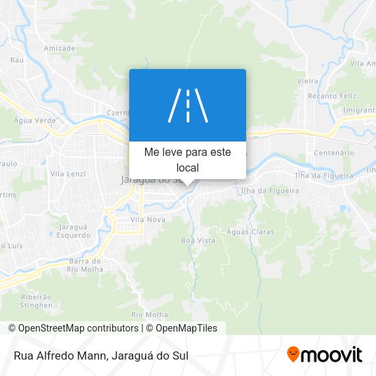 Rua Alfredo Mann mapa
