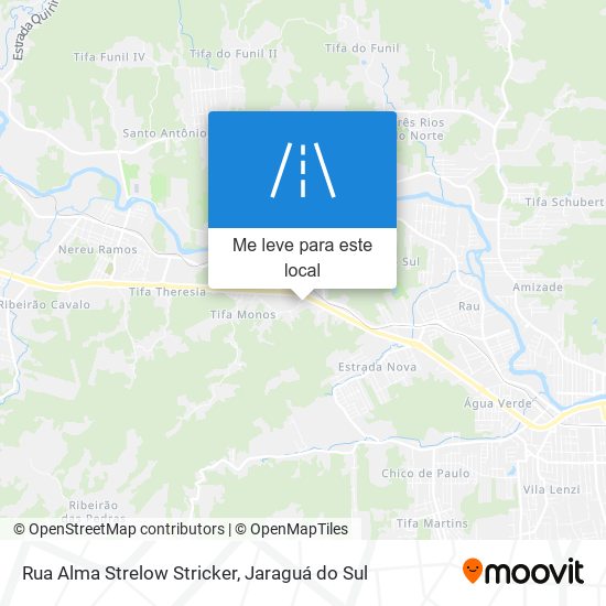 Rua Alma Strelow Stricker mapa