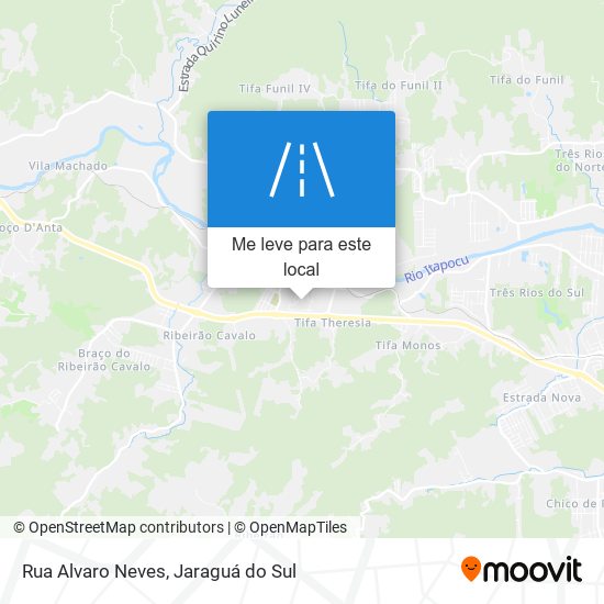 Rua Alvaro Neves mapa