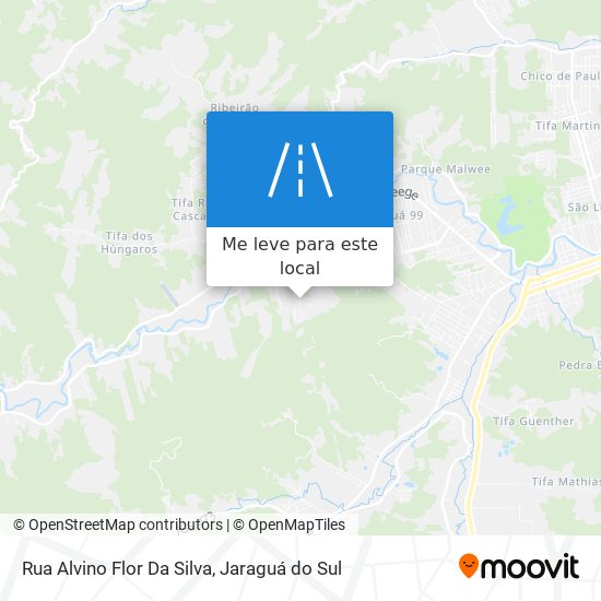 Rua Alvino Flor Da Silva mapa