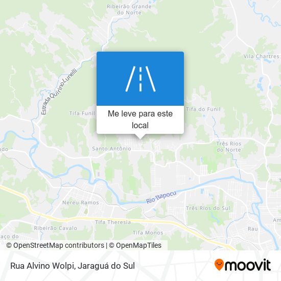 Rua Alvino Wolpi mapa