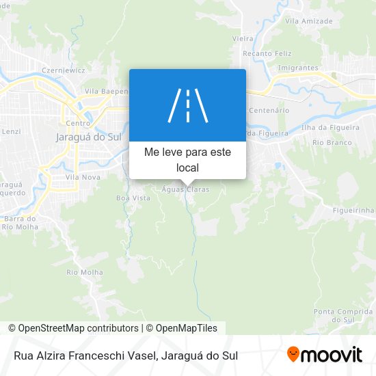 Rua Alzira Franceschi Vasel mapa