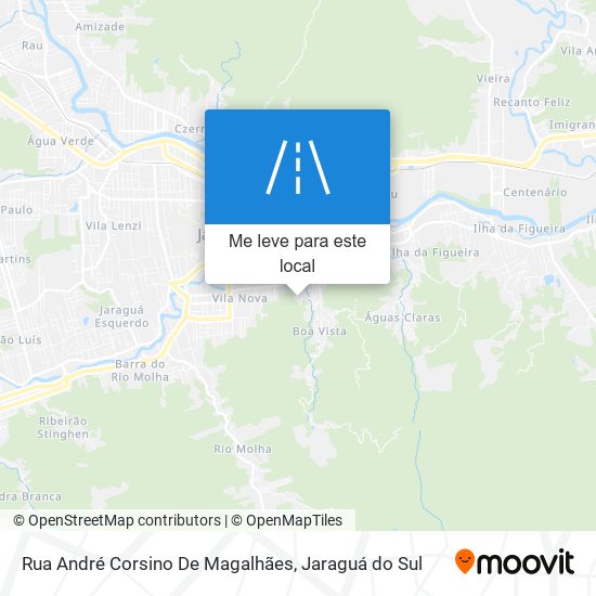 Rua André Corsino De Magalhães mapa