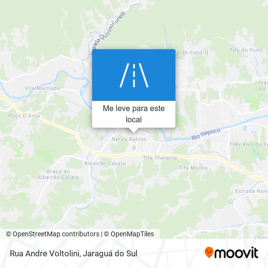 Rua Andre Voltolini mapa