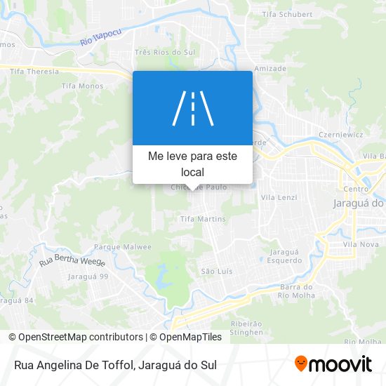 Rua Angelina De Toffol mapa