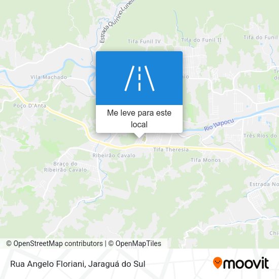 Rua Angelo Floriani mapa