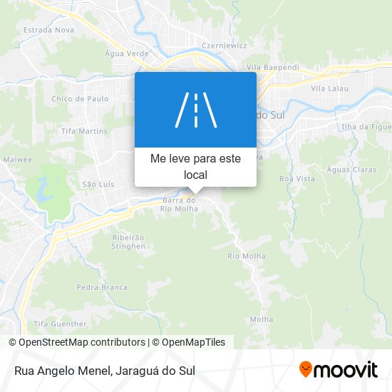 Rua Angelo Menel mapa