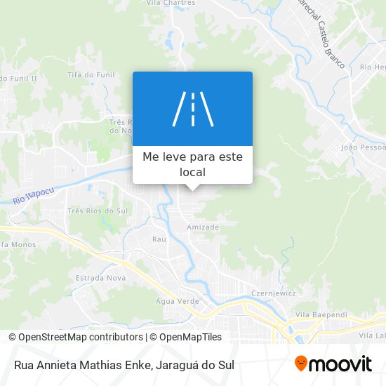 Rua Annieta Mathias Enke mapa