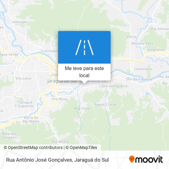 Rua Antônio José Gonçalves mapa