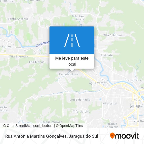 Rua Antonia Martins Gonçalves mapa