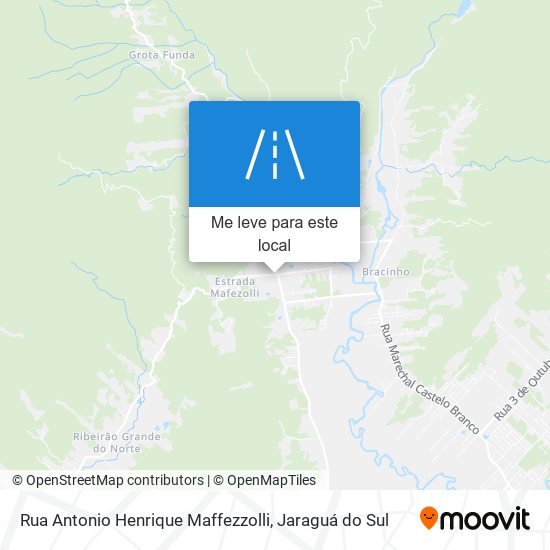 Rua Antonio Henrique Maffezzolli mapa