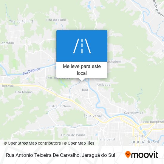 Rua Antonio Teixeira De Carvalho mapa