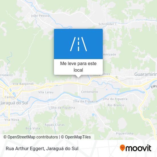 Rua Arthur Eggert mapa