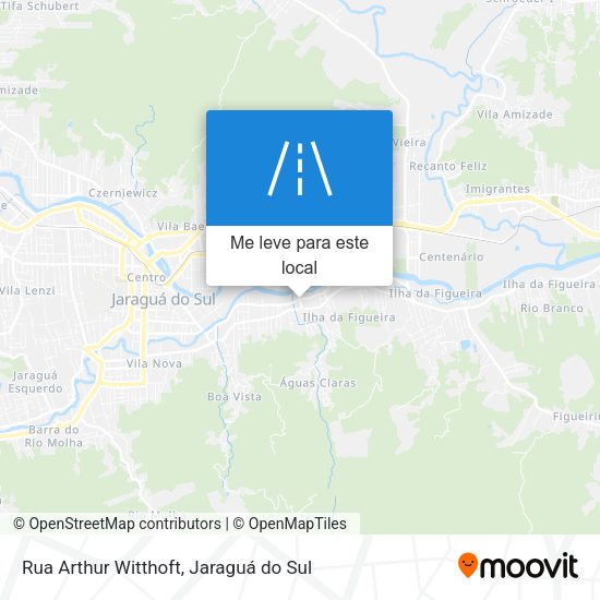 Rua Arthur Witthoft mapa