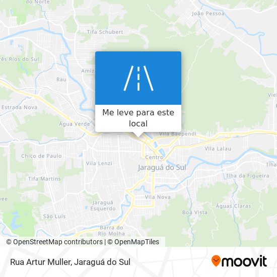 Rua Artur Muller mapa