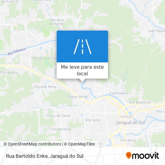 Rua Bertoldo Enke mapa