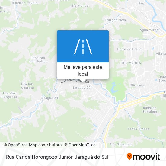 Rua Carlos Horongozo Junior mapa