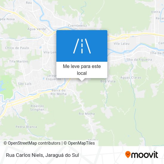 Rua Carlos Niels mapa