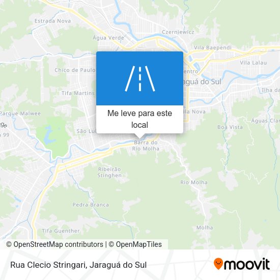 Rua Clecio Stringari mapa