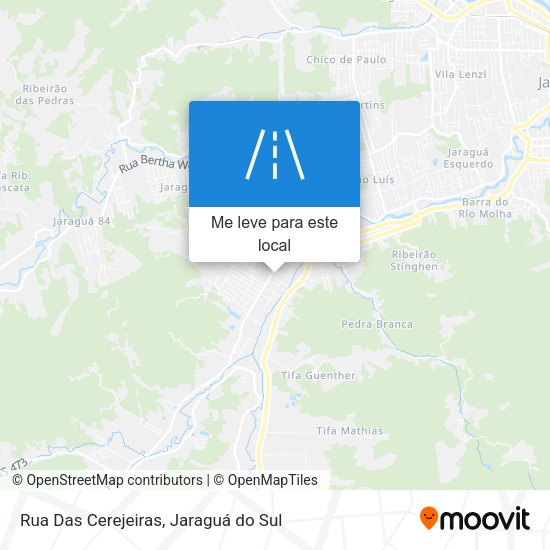 Rua Das Cerejeiras mapa