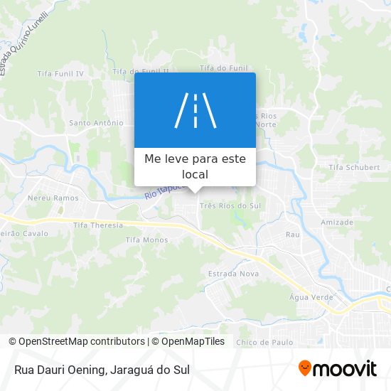 Rua Dauri Oening mapa