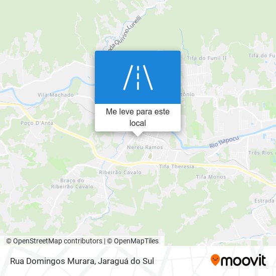 Rua Domingos Murara mapa