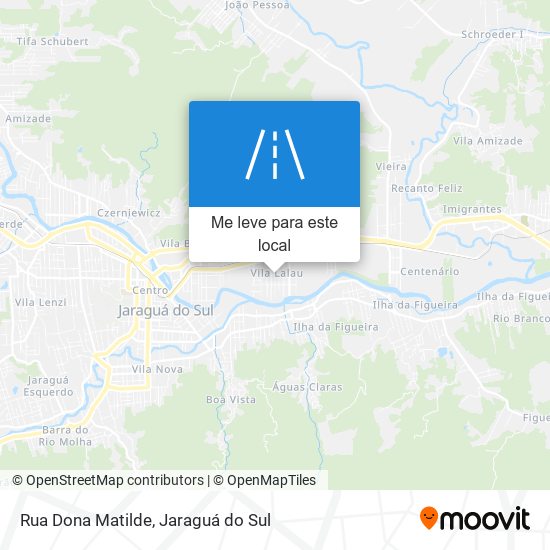 Rua Dona Matilde mapa