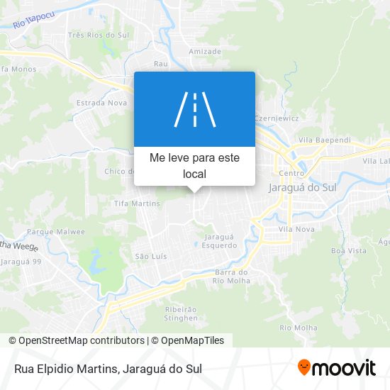 Rua Elpidio Martins mapa