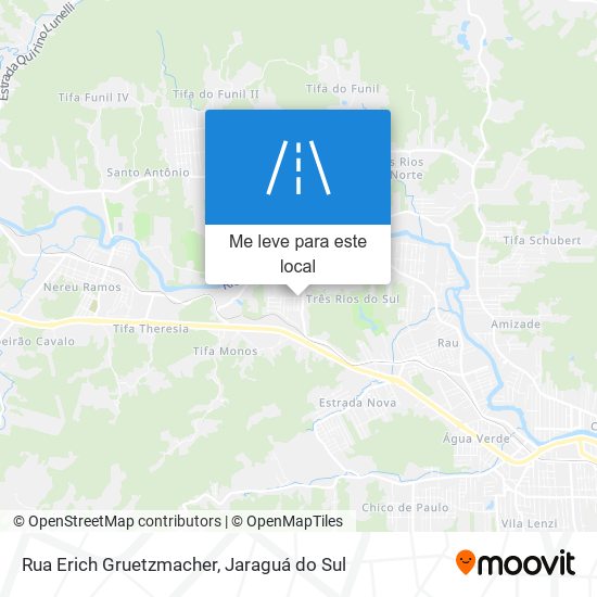 Rua Erich Gruetzmacher mapa