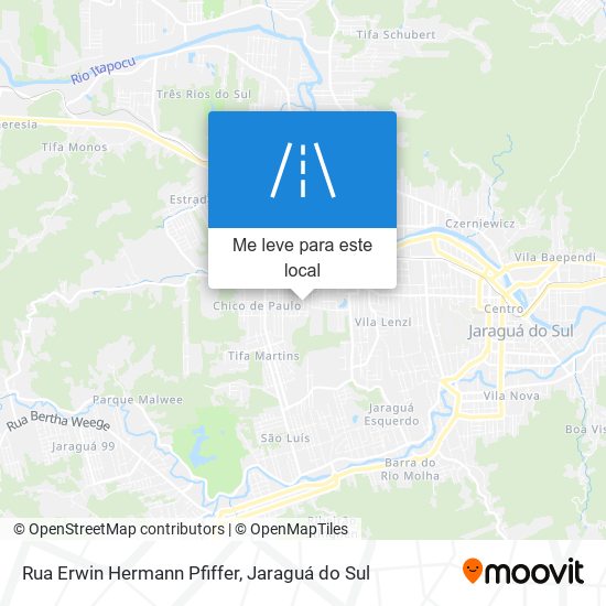 Rua Erwin Hermann Pfiffer mapa