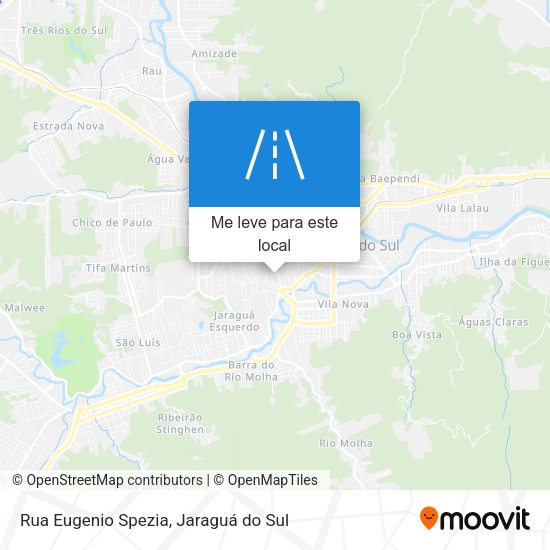 Rua Eugenio Spezia mapa