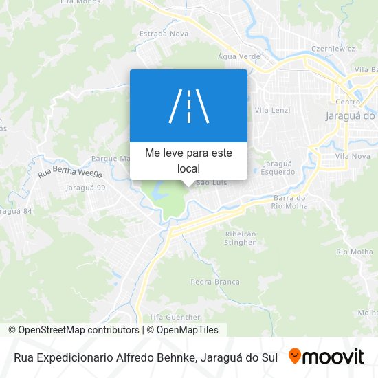 Rua Expedicionario Alfredo Behnke mapa