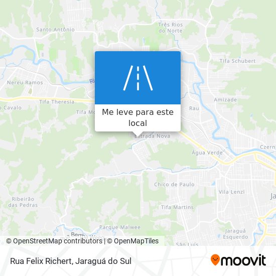 Rua Felix Richert mapa