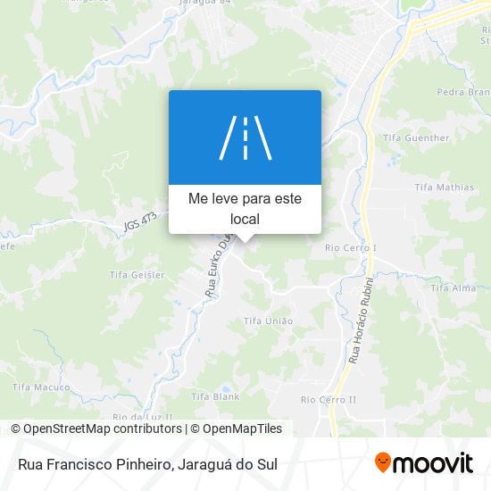 Rua Francisco Pinheiro mapa