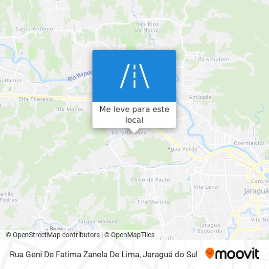 Rua Geni De Fatima Zanela De Lima mapa