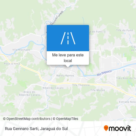 Rua Gennaro Sarti mapa