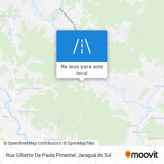 Rua Gilberto De Paula Pimentel mapa