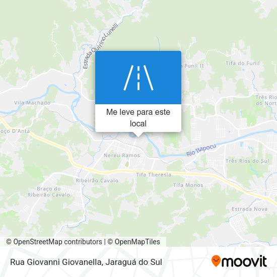 Rua Giovanni Giovanella mapa