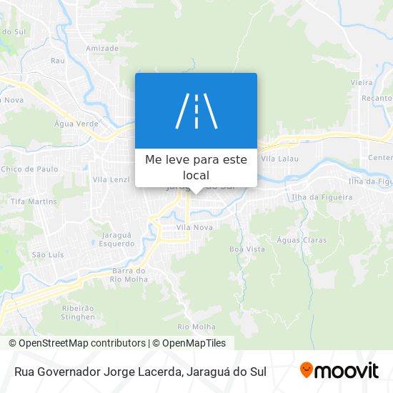 Rua Governador Jorge Lacerda mapa